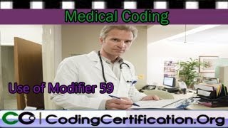 CPT Coding Tutorial — Use of Modifier 59 [upl. by Attegroeg811]