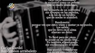 Carlos Gardel  Bandoneón arrabalero LetraLyrics [upl. by Melodie719]