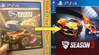 How to make Custom Ps4Ps5 Game Case  Print Your own Cover  How to make custom game covers [upl. by Andie]