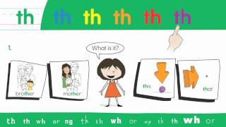 20 TH voiced Phoneme Chant  Think Read Write 2 by ELF Learning [upl. by Ybhsa]