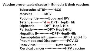 Vaccine prevetable disease in Ethiopia 20240912 003424 0001 [upl. by Dett]