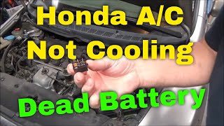 Honda Tips Honda AC Not Cooling andor Dead Battery [upl. by Lavelle]