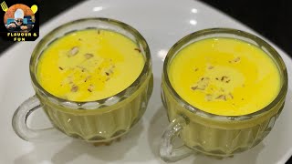 Golden Milk Recipe  Haldi Wala Doodh Best For Winter Recipe By Flavours amp fun [upl. by Avril]