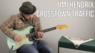 Jimi Hendrix Crosstown Traffic Guitar Lesson  Tutorial [upl. by Kamin270]