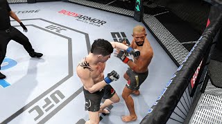 UFC 256 Figueiredo vs Moreno Full Fight Highlights  UFC Flyweight Title Match UFC 4 [upl. by Enaffit]