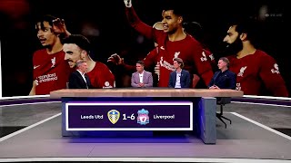 Leeds vs Liverpool 16 Postmatch analysis Pundit review interview press conference [upl. by Decrem]