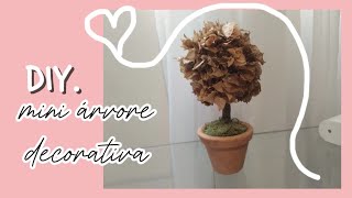 DIYminiárvorediydecoration topiary musgofloressecas primavera bonsai boho lanemuller1338 [upl. by Defant547]