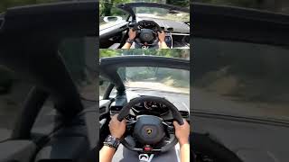 Lamborghini Huracan Evo Spyder Sounds Amazing  POV Drive [upl. by Elatsyrc361]