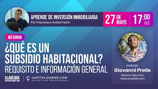 ¿Qué es un Subsidio Habitacional Requisitos e Información General [upl. by Thornie]