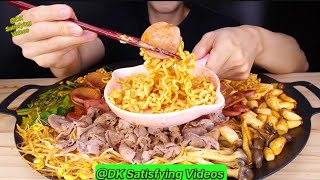 Asmr Noodles Eating KoreanAsmr Noodles Eating Challenge Video Asmr Mukbang Spicy Noodles Eating [upl. by Valsimot]