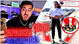 700€ FÜR GUCCI SANDALEN😱🤢  APACHE 207 STYLECHECK  MAHAN [upl. by Ahsekyt]