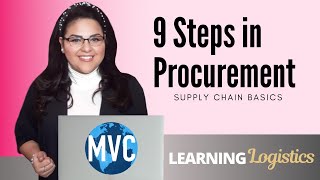 9 Steps in Procurement Supply Chain Basics [upl. by Tsai42]