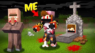 i Became Zombie For 24 Hours In Minecraft [upl. by Tehr]