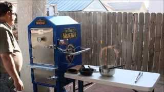 Smoking Beef Brisket on the Pitmaker BBQ Safe 042013 [upl. by Kcarb]