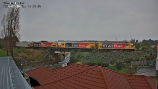 Timaru Trains 20240730 [upl. by Ahkihs]