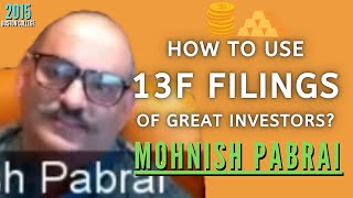 Mohnish Pabrai on How to Use 13F Filings of Great Investors  Boston College 2015【CMP Ep76】 [upl. by Airliah]