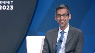 Google CEO on China vs US AI Race [upl. by Nogam]