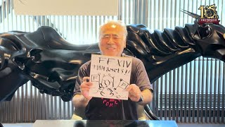 Yoshitaka Amano FFXIV 10th Anniversary Message [upl. by Rogozen]