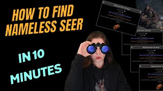 POE 325 How to find Nameless Seer in 10 minutes [upl. by Nelluc914]