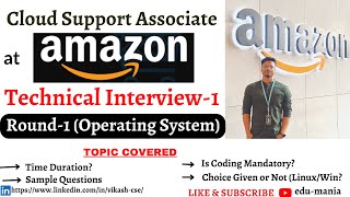 Cloud Support Associate Technical Interview1 30 Interview Questions Amazon CSA Experience  AWS [upl. by Namso]