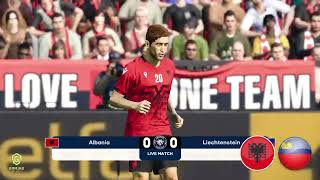 Albania vs Liechtenstein Highlights  International Friendly Match 2024  eFootball PES 2021 [upl. by Bindman517]