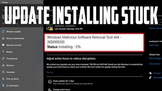 How to Fix Windows 10 Update Stuck on Working on Updates [upl. by Nottirb]