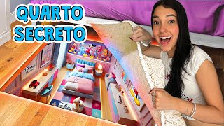 CONSTRUI UM QUARTO SECRETO DA DISNEY NA MINHA CASA  Luluca [upl. by Limbert401]