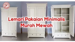 LEMARI PAKAIAN MINIMALIS PUTIH SOPHIA HARGA MURAH [upl. by Westerfield783]