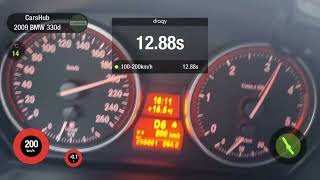 BMW 330D E91 380HP 770NM  Acceleration 0  200 kmh  DRAGY [upl. by Triny370]