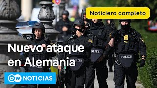 DW Noticias 5 de septiembre policía abate hombre armado en el centro de Múnich [upl. by Agbogla]