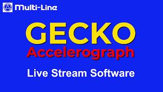 8 GECKO Accelerograph • Live Stream Software [upl. by Diet]