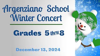 Argenziano School 48 Ensemble Winter Concert 121324 [upl. by Bore]