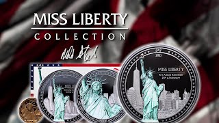 Miss Liberty Coin Collection  By Miles Standish  7k Metals [upl. by Ahsineg]