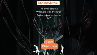 Who Won the First Ever NBA Championship  Shocking NBA Origins nba facts [upl. by Euqinor892]