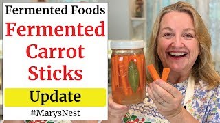 How to Make Fermented Carrot Sticks  Update [upl. by Herbie]