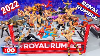 WWE Royal Rumble 2022 Action Figure Match [upl. by Renaldo]