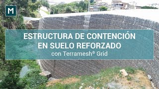 Estructura de Contención en Suelo Reforzado con Terramesh® Grid  Bairro Cajazeiras V a X  Brasil [upl. by Kcirret]