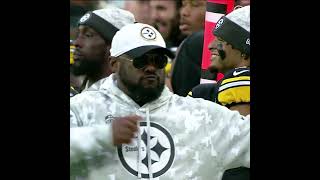 Coach T is FIRED UP steelers nfl shorts [upl. by Refotsirk]