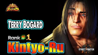 SF6 🔥 KintyoRu 1Terry Bogard Powerful Combos Master  Best Ranked Match🔥Sf6 DLC Replays🔥 [upl. by Philan]