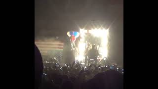 Marilyn Manson  Space Launch American Balloon Release Set Change Hovet Stockholm marilynmanson [upl. by Eusadnilem99]