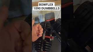 Bowflex SelectTech 1090 Dumbbells bowflex homegym workoutathome [upl. by Lienahs306]