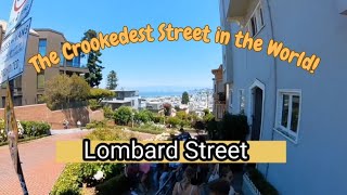 Urban Walk at Lombard Street  LombardStreet walkingtour sanfrancisco insta360x3 [upl. by Hutchison]