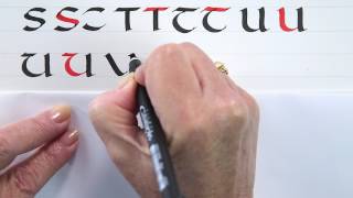 A Beginners Guide to Uncial Calligraphy QZ with Janet Takahashi [upl. by Hildebrandt]