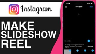 How To Make Slideshow Reel on Instagram 2024 [upl. by Mccomb]