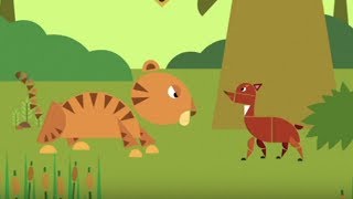 Mousedeer and Tiger  Fables by SHAPES  Sang Kancil  Folktale from Indonesia [upl. by Ernaline]