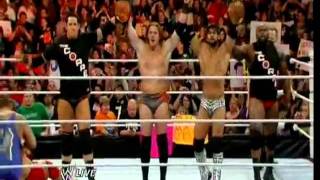 Vladimir Kozlov amp Santino Marella vs Justin Gabriel amp Heath Slater [upl. by Hump]