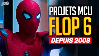 FLOP 6 MCU  QUELS SONT MES PIRES FILMS et SÉRIES depuis LE DÉBUT en 2008 [upl. by Yram752]