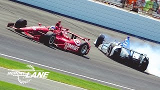 Dario Franchitti Takuma Sato Battle into Turn 1 in 2012 Indianapolis 500 [upl. by Horst]