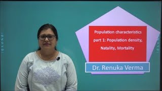 Population characteristics population density Natality and Mortality [upl. by Brigette201]