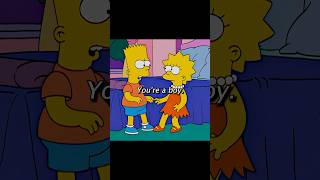 Bart taught Lisa how to be a boy😳 [upl. by Dawkins]